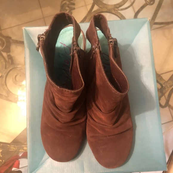 Blowfish Brown Booties Sz 8.5 - Picture 3 of 4